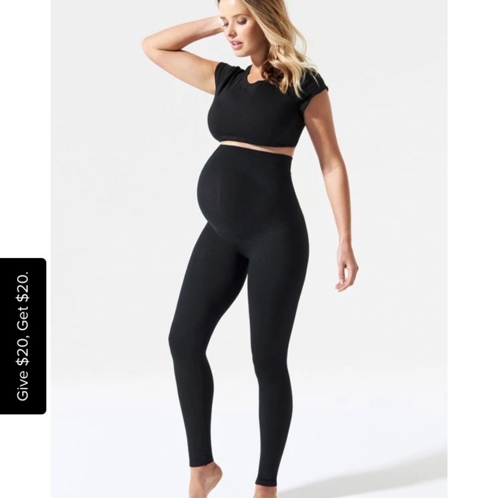 Blanqi Maternity Belly Support Leggings size S